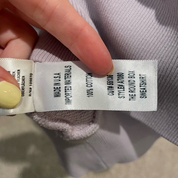 Agolde Puff Sleeve Sweatshirt Tee - Picture 5 of 6